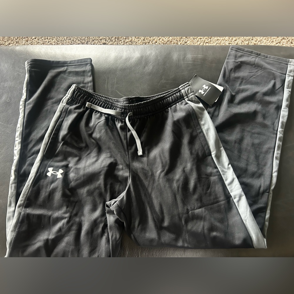 Under Armour Kids Black and Gray Sweatpants